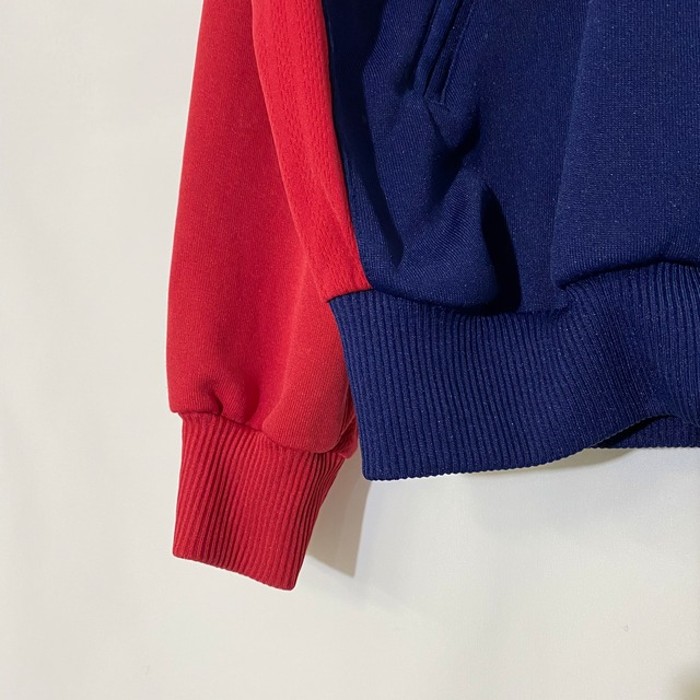90s adidas 企業ロゴ 7番 フロッキープリント トラックジャケット  赤 紺 白 M | Vintage.City 빈티지숍, 빈티지 코디 정보