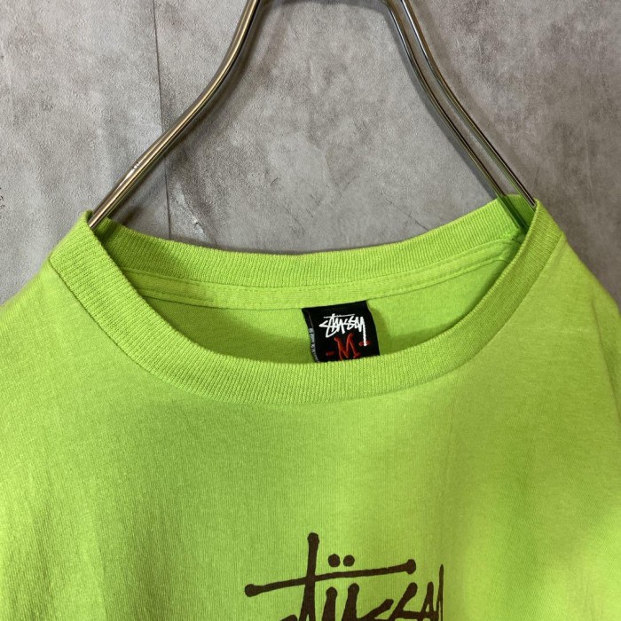 STUSSY 00s golf design T-shirt size M 配送A ステューシー　ゴルフデザインTシャツ　緑　メキシコ製 | Vintage.City 빈티지숍, 빈티지 코디 정보