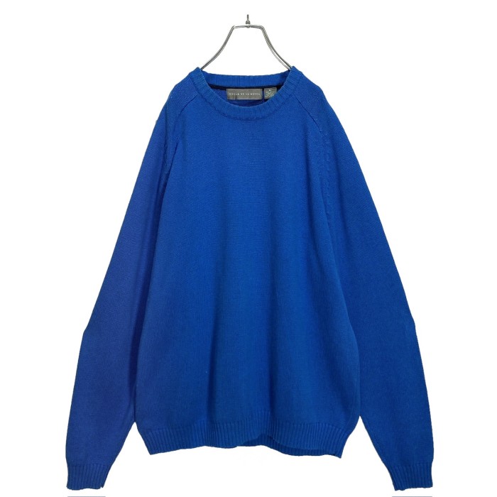 90s OSCAR DE LA RENTA L/S cotton knit sweater | Vintage.City 빈티지숍, 빈티지 코디 정보
