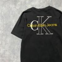 【XLサイズ】カルバンクライン　刺繍両面ロゴ　ブラック　Tシャツ | Vintage.City 古着屋、古着コーデ情報を発信