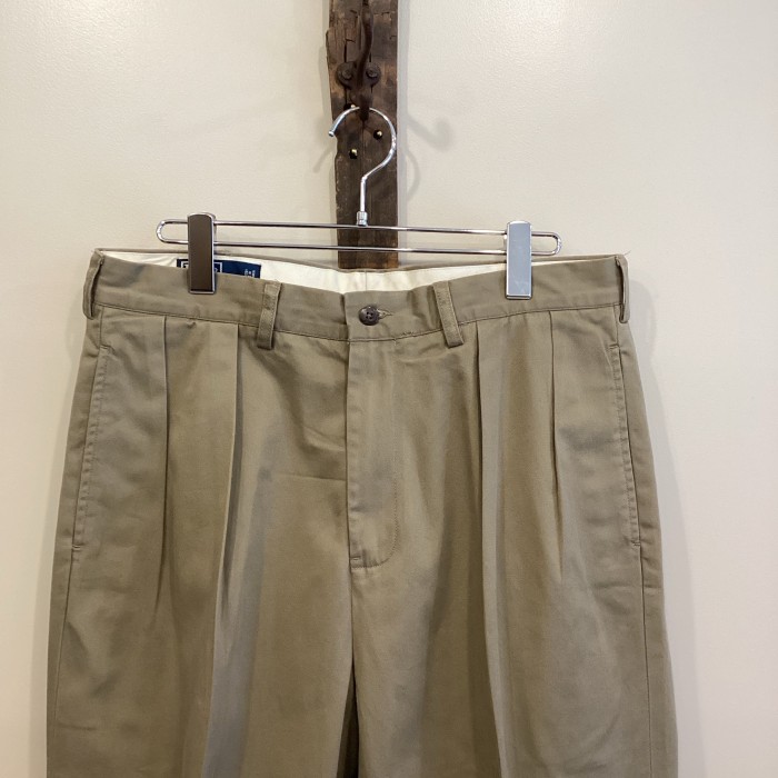 【RALPH LAUREN】TWO TUCK TROUSERS ANDREW PANT W34×L32(実寸W34.5×L31.5) | Vintage.City 古着屋、古着コーデ情報を発信