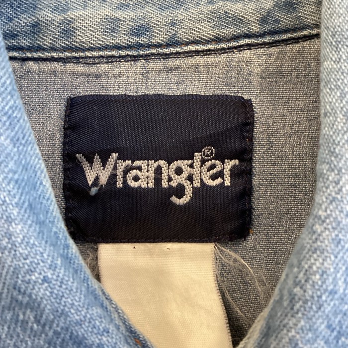 【Wrangler】DENIM WESTERN SHIRT size--(実寸M程度) | Vintage.City 빈티지숍, 빈티지 코디 정보