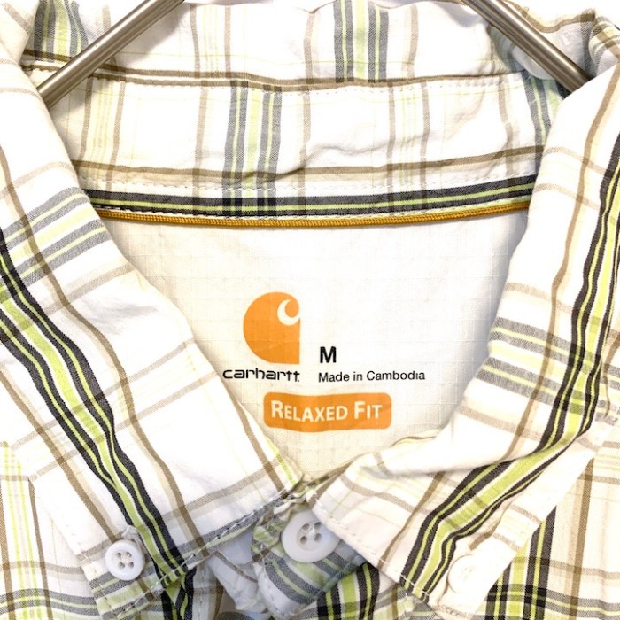 90s 古着 カーハート 半袖シャツ チェックシャツ トップス M | Vintage.City 빈티지숍, 빈티지 코디 정보
