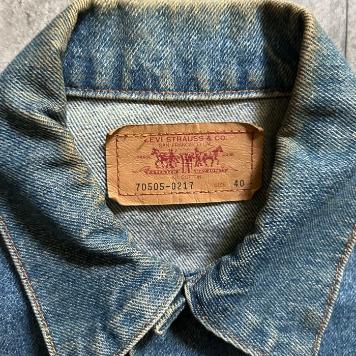 リーバイス70505 gジャン/デニムジャケット 40 | Vintage.City 古着屋、古着コーデ情報を発信
