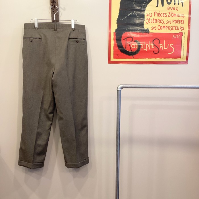 【RALPH LAUREN】CHECK TWO TUCK TROUSERS size32REG(実寸W34×L29) | Vintage.City 古着屋、古着コーデ情報を発信