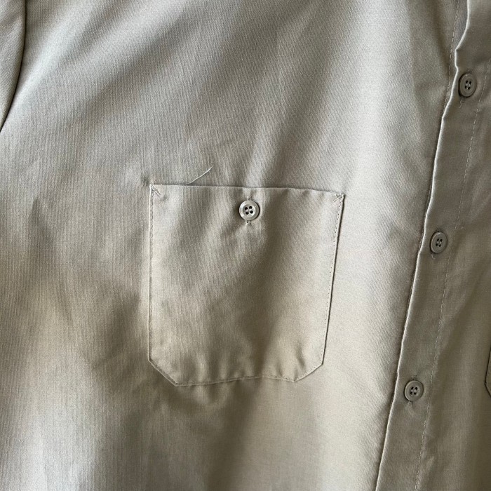 RED KAP 3XL beige short sleeve shirt | Vintage.City 古着屋、古着コーデ情報を発信