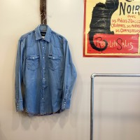 【Wrangler】DENIM WESTERN SHIRT size--(実寸M程度) | Vintage.City 古着屋、古着コーデ情報を発信