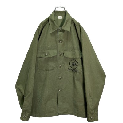 U.S NAVY 1987'y ''SEABEES'' utility shirt jacket | Vintage.City 古着屋、古着コーデ情報を発信