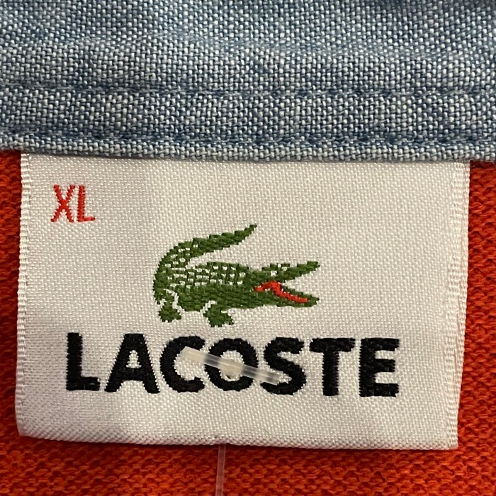 Lacoste border design long sleeve polo shirt | Vintage.City 빈티지숍, 빈티지 코디 정보