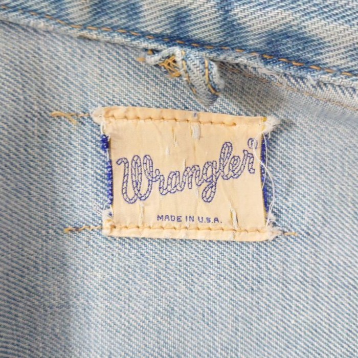 Wrangler 60s 24MJZ デニムジャケット MADE IN USA | Vintage.City 빈티지숍, 빈티지 코디 정보