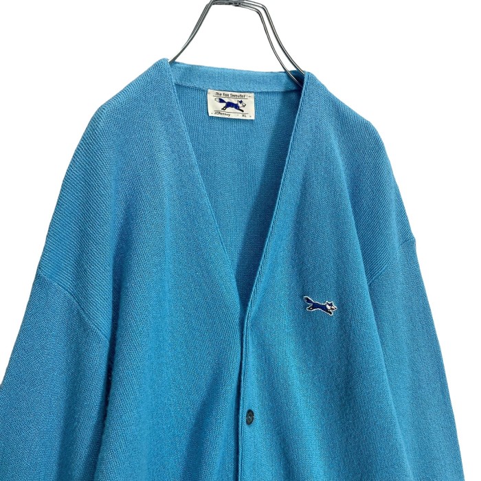 70s JC Penney The Fox Sweater Acrylic cardigan | Vintage.City 빈티지숍, 빈티지 코디 정보