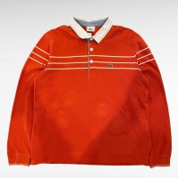 Lacoste border design long sleeve polo shirt | Vintage.City 古着屋、古着コーデ情報を発信