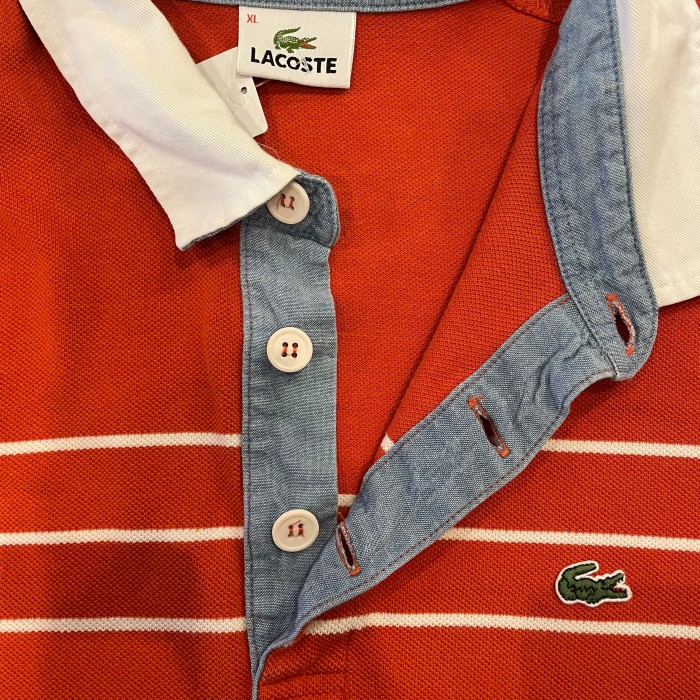 Lacoste border design long sleeve polo shirt | Vintage.City Vintage Shops, Vintage Fashion Trends