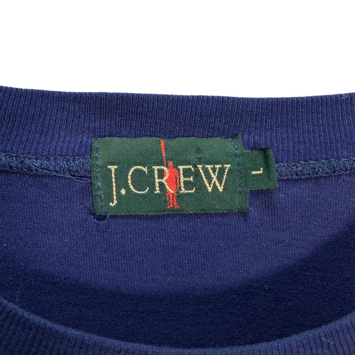 90s OLD J.CREW L/S NVY pocket T-SHIRT | Vintage.City 古着屋、古着コーデ情報を発信