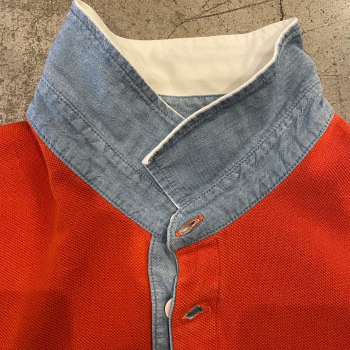Lacoste border design long sleeve polo shirt | Vintage.City 古着屋、古着コーデ情報を発信