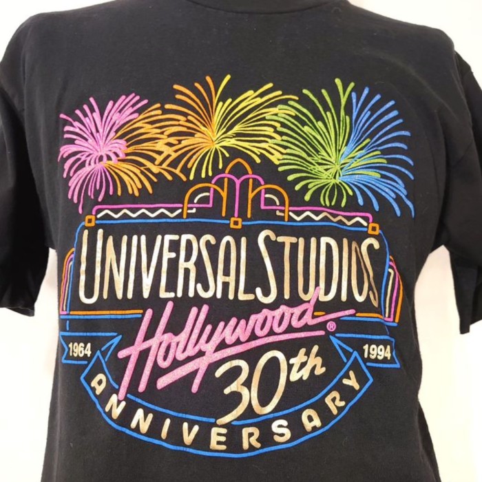 UNIVERSAL STUDIO HOLLYWOOD 90s 30th Anniversary コットンTシャツ MADE IN USA | Vintage.City 빈티지숍, 빈티지 코디 정보