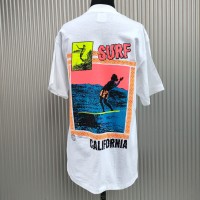 【90s/USA製】新品/California Surf N Tees/anvil/ヴィンテージ/ビンテージ/デッドストック/丸胴/シングルステッチ/サーフ/Tシャツ/M/白/SC10KE5// | Vintage.City 古着屋、古着コーデ情報を発信