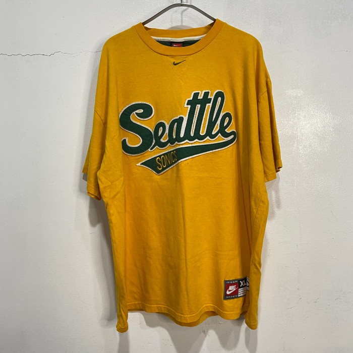90s NIKE ナイキ　NBA レタードワッペンTシャツ　マスタード　XL | Vintage.City 古着屋、古着コーデ情報を発信
