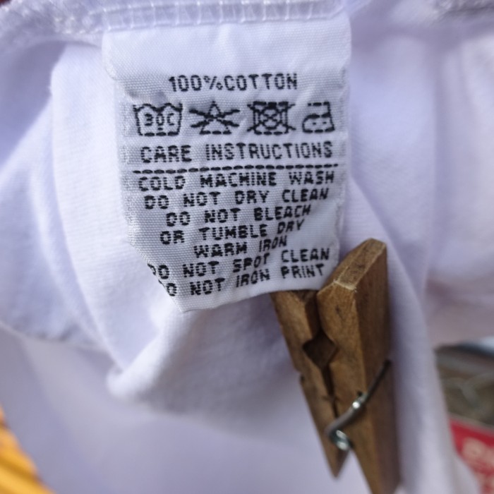 ボンジッパー Tシャツ ホワイト ロゴT マーク ピンク イエロー シンプル 白 10009 | Vintage.City 古着屋、古着コーデ情報を発信