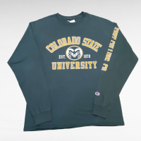 Champion college print long sleeve t-shirt | Vintage.City 古着屋、古着コーデ情報を発信