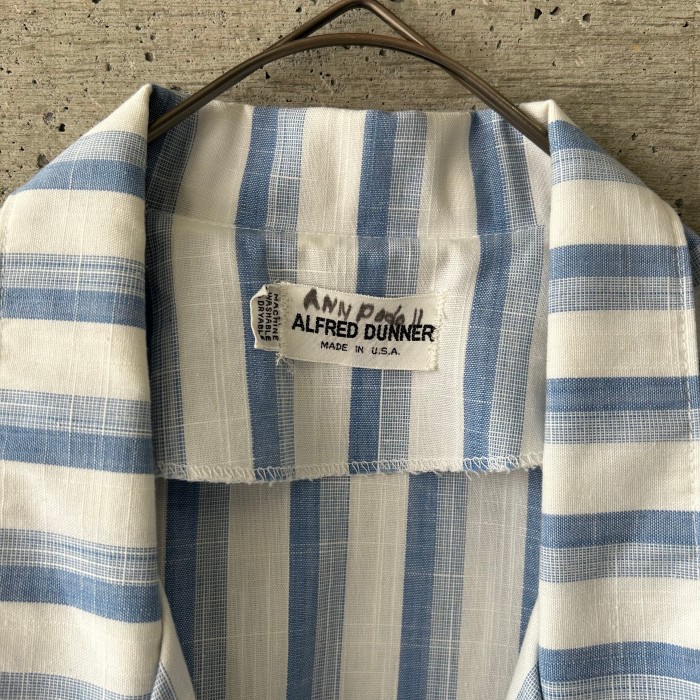 made in U.S.A striped big silhouette jacket | Vintage.City 古着屋、古着コーデ情報を発信