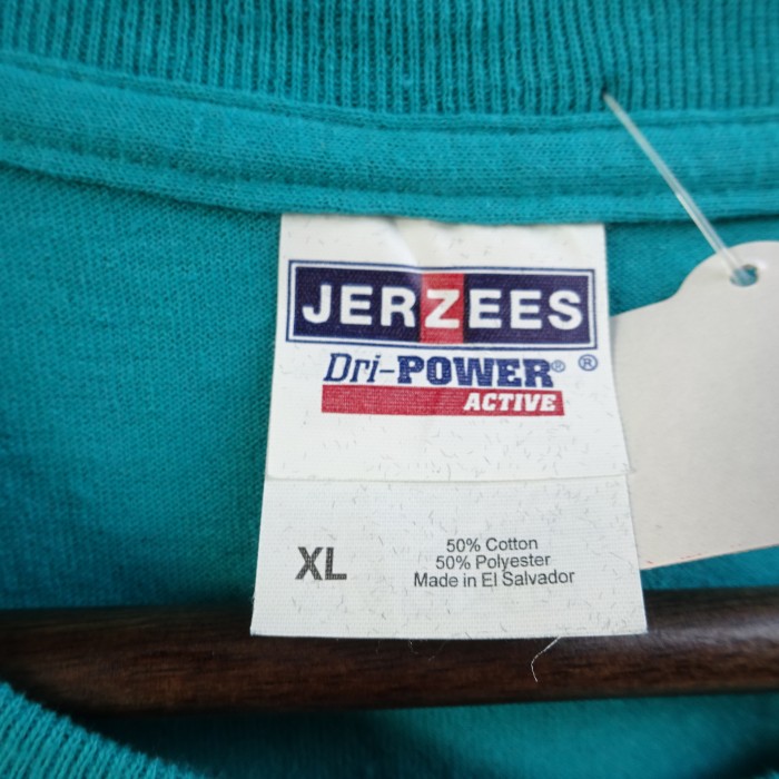 ジャージーズ Tシャツ XL ブル―グリーン スプリング プリントTシャツ 青 10008 | Vintage.City 古着屋、古着コーデ情報を発信