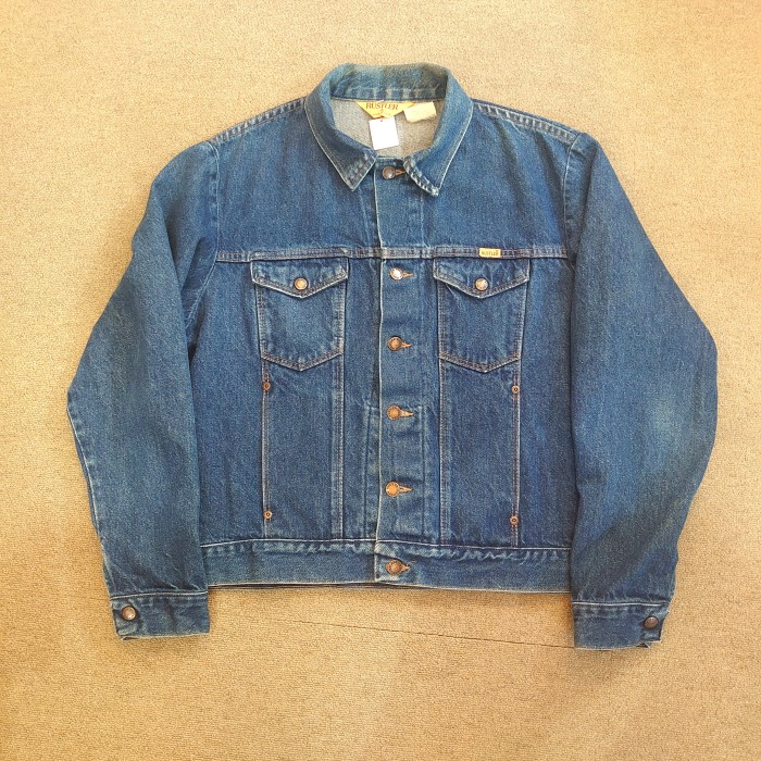 80s~ RUSTLER denim jacket （made in USA） | Vintage.City 古着屋、古着コーデ情報を発信