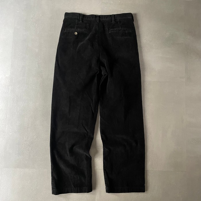 Black  corduroy pants | Vintage.City 古着屋、古着コーデ情報を発信