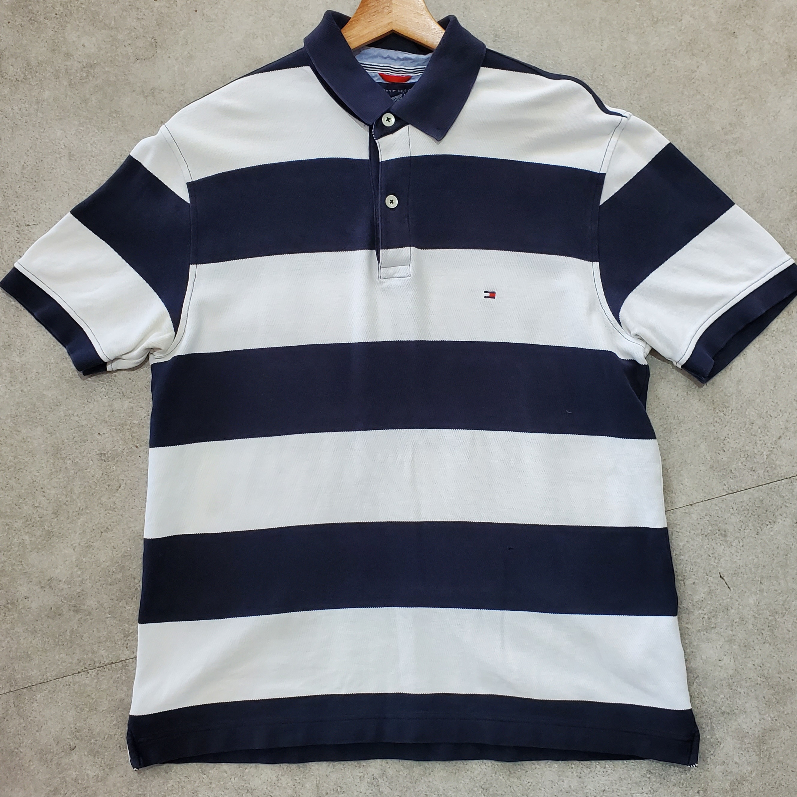 tommy hilfiger トミーヒルフィガー メキシコ製半袖ポロシャツ 古着