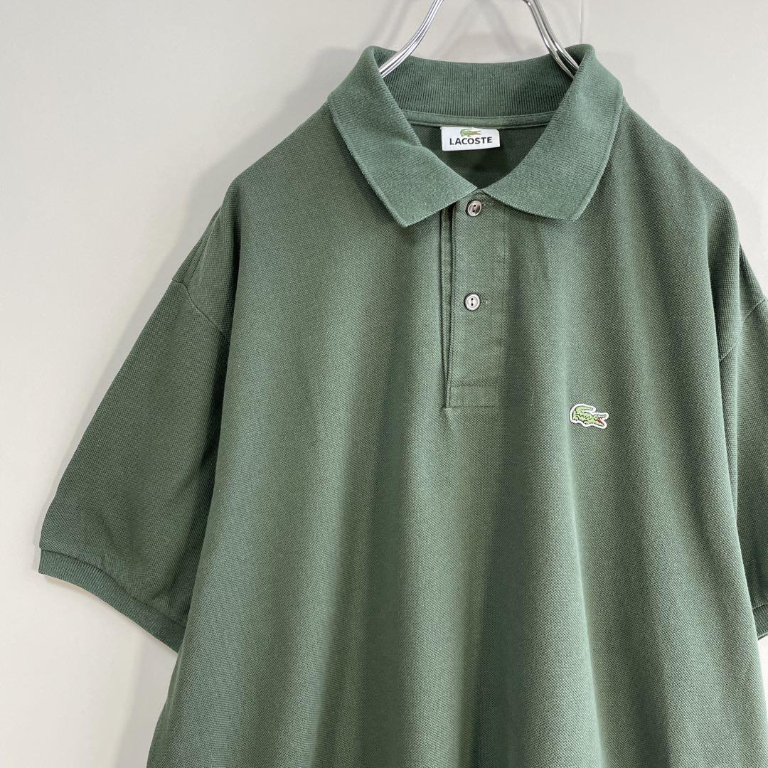 LACOSTE logo polo shirt size 7 （XL相当） 配送C ラコステ ワン