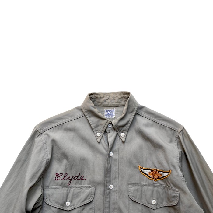 50’s HARLEY DAVIDSON × SIMPSON’S Soulette Vintage Poplin Shirt | Vintage.City Vintage Shops, Vintage Fashion Trends