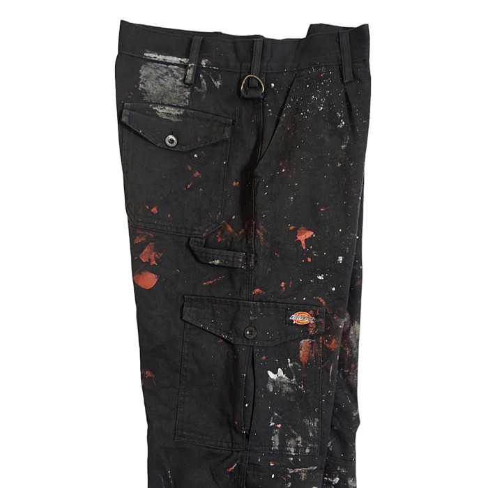 Dickies / Good Painted Black Painter Cargo Pants W31 | Vintage.City 빈티지숍, 빈티지 코디 정보