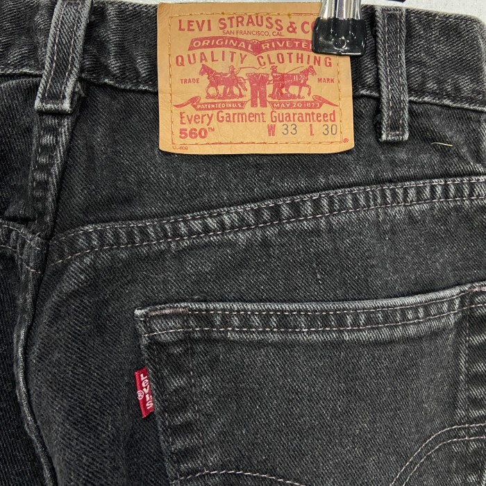 Levi's 560 ブラックデニムパンツ　W33L30 2002年製　後染め | Vintage.City 古着屋、古着コーデ情報を発信