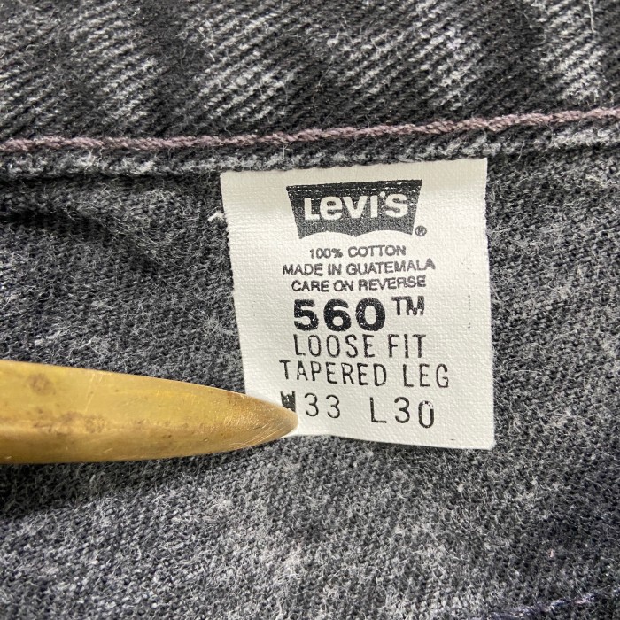 Levi's 560 ブラックデニムパンツ　W33L30 2002年製　後染め | Vintage.City Vintage Shops, Vintage Fashion Trends