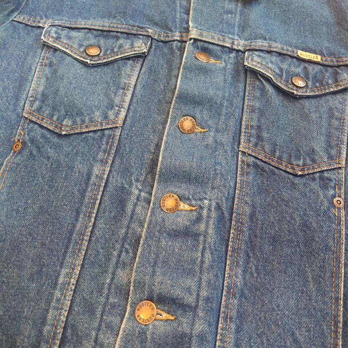 80s~ RUSTLER denim jacket （made in USA） | Vintage.City Vintage Shops, Vintage Fashion Trends