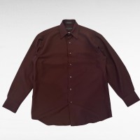 HILL&ARCHER polyester plain shirt | Vintage.City 빈티지숍, 빈티지 코디 정보