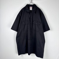 USA古着 Dickies ディッキーズ ワークシャツ 半袖 ブラック L | Vintage.City 빈티지숍, 빈티지 코디 정보
