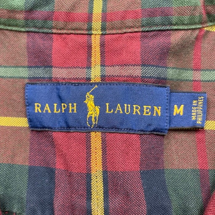 Ralph Lauren ラルフローレン ブキャナンチェックシャツ メンズL相当 | Vintage.City 古着屋、古着コーデ情報を発信