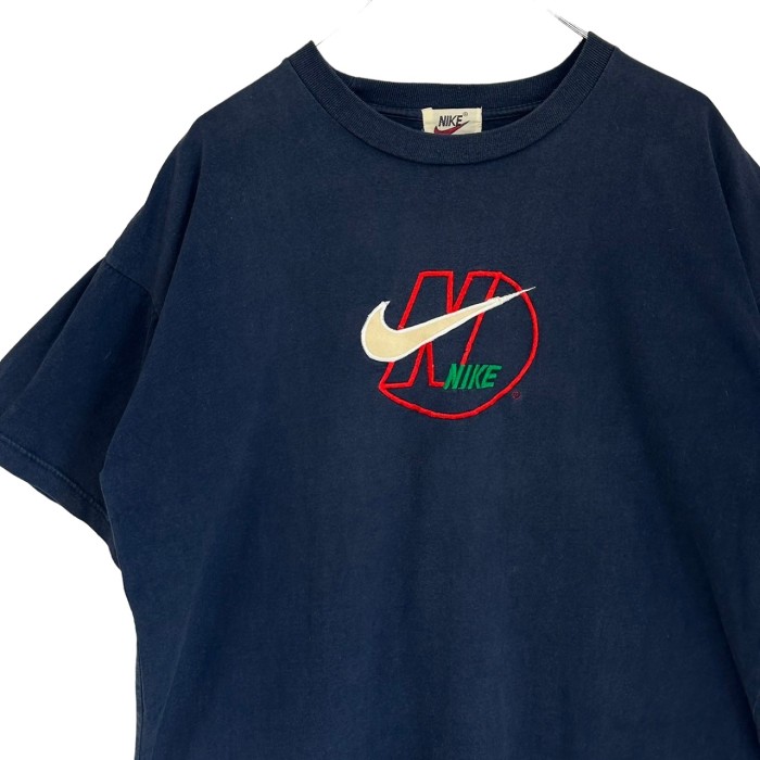 NIKE ナイキ Tシャツ 刺繍ロゴ センターロゴ ワンポイントロゴ 90s | Vintage.City 빈티지숍, 빈티지 코디 정보
