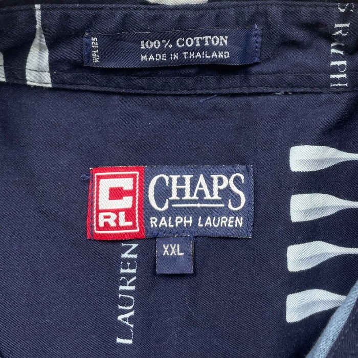 90年代 CHAPS Ralph Lauren チャップス ラルフローレンセーリングパドル柄 レトロシャツ メンズ2XLT相当 | Vintage.City 古着屋、古着コーデ情報を発信