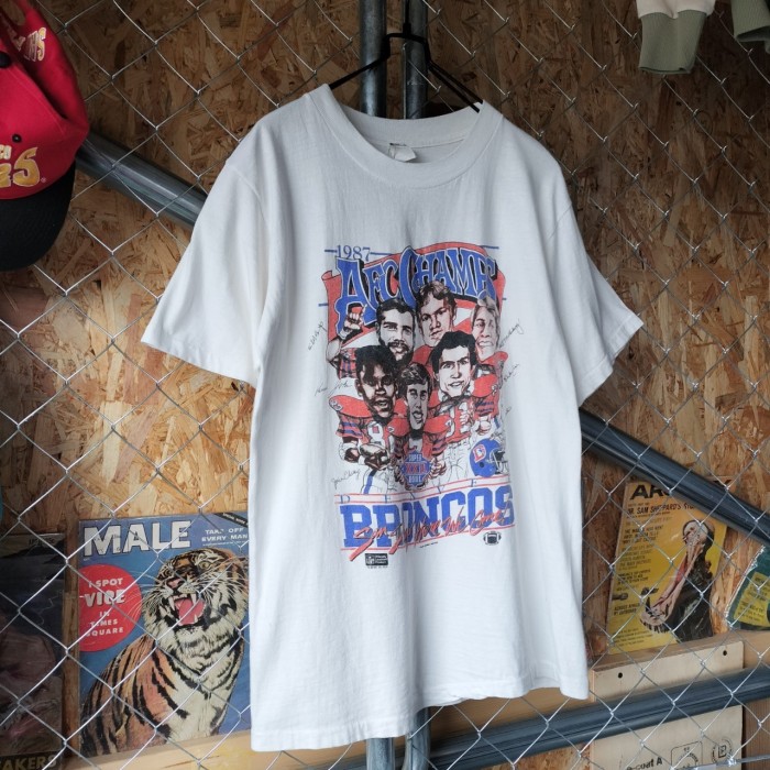 80s  USA製  NFL  スーパーボウル　ブロンコス　Tシャツ　アメコミ風　半袖　シングルステッチ　ヴィンテージ　アメカジ　ストリート　ユニセックス　一点物　古着 | Vintage.City Vintage Shops, Vintage Fashion Trends