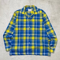 ～70年代 TOWNCRAFT タウンクラフト オープンカラーシャツ チェックシャツ メンズM | Vintage.City 古着屋、古着コーデ情報を発信