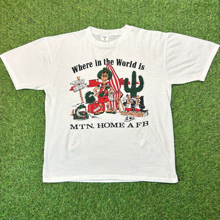 【Men's】80s MTN.HOME A FB Tシャツ / Made In USA Vintage ヴィンテージ 古着 ティーシャツ T-Shirts サボテン ウエスタン | Vintage.City 古着屋、古着コーデ情報を発信