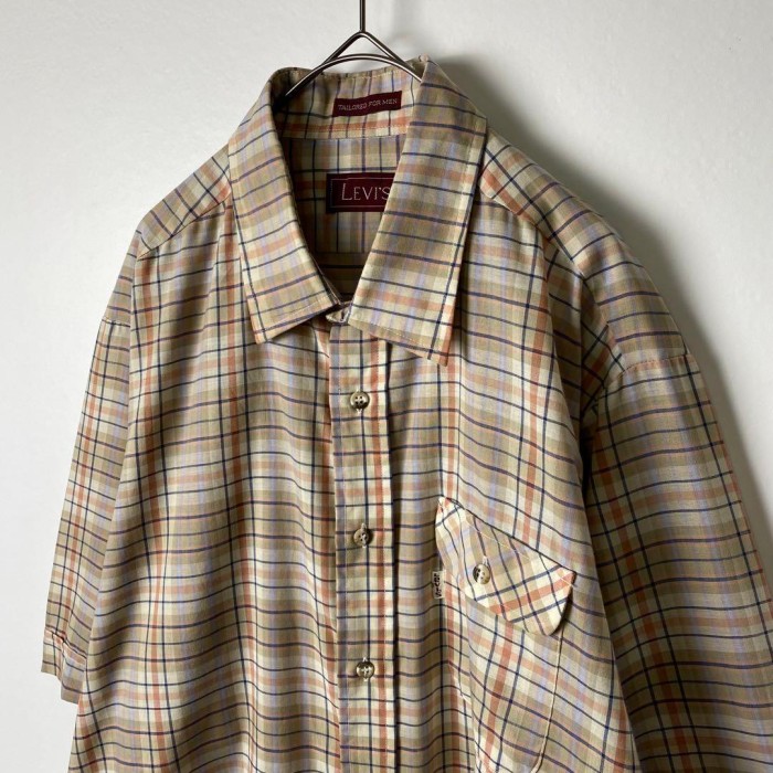 USA古着 80s 90s リーバイス シャツ 半袖 チェック ブラウン XL | Vintage.City 古着屋、古着コーデ情報を発信
