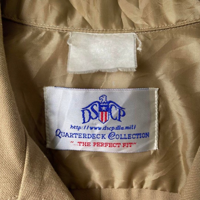 米軍実物 DSCP シャツ 半袖 ミリタリー ドレスシャツ カーキ ベージュ S | Vintage.City 古着屋、古着コーデ情報を発信