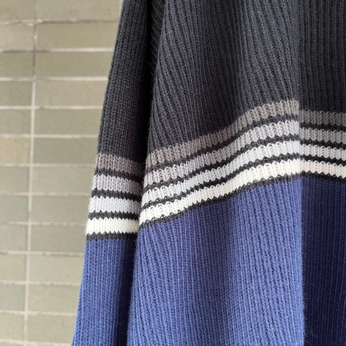line design sweater | Vintage.City 빈티지숍, 빈티지 코디 정보