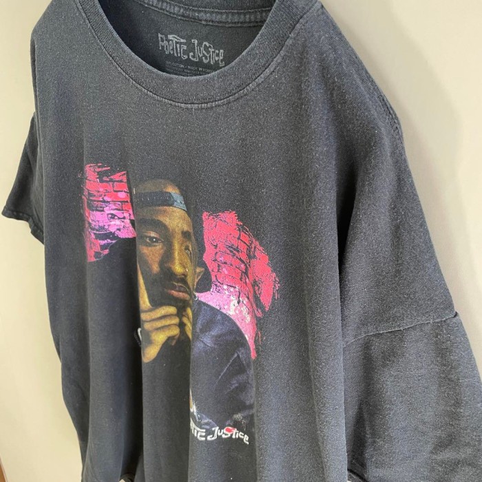 2pac  poetic justice fade T-shirt size XL 配送C トゥーパック　フェードTシャツ　ヒップホップ | Vintage.City 古着屋、古着コーデ情報を発信