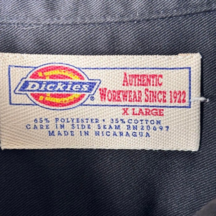 古着 Dickies シャツ 半袖 ワークシャツ ワンポイント ブラック XL | Vintage.City 古着屋、古着コーデ情報を発信