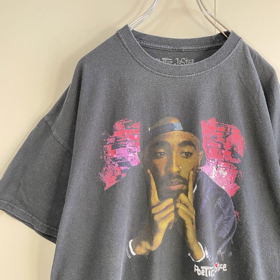 2pac poetic justice fade T-shirt size XL 配送C トゥーパック ...