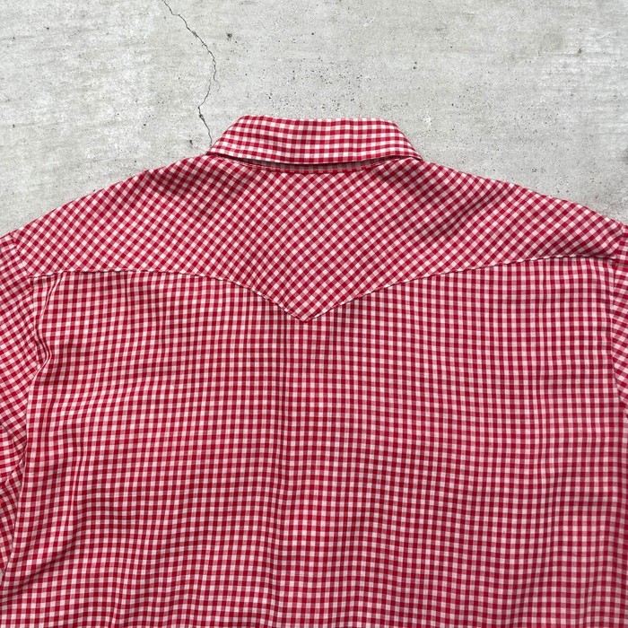 70年代 USA製 Wrangler ラングラー ギンガムチェックシャツ ウエスタンシャツ メンズXL | Vintage.City 古着屋、古着コーデ情報を発信